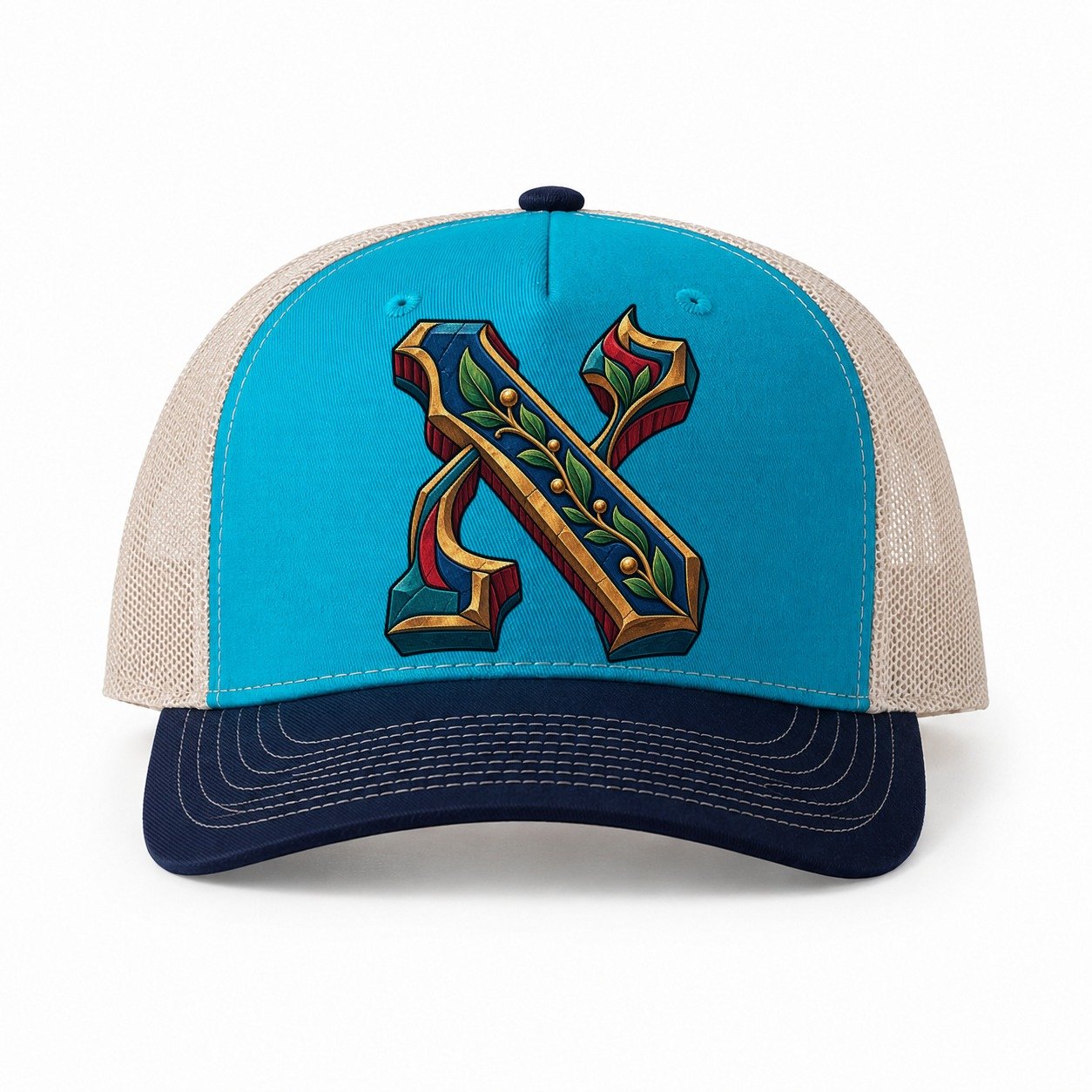 Teal-Navy — front view