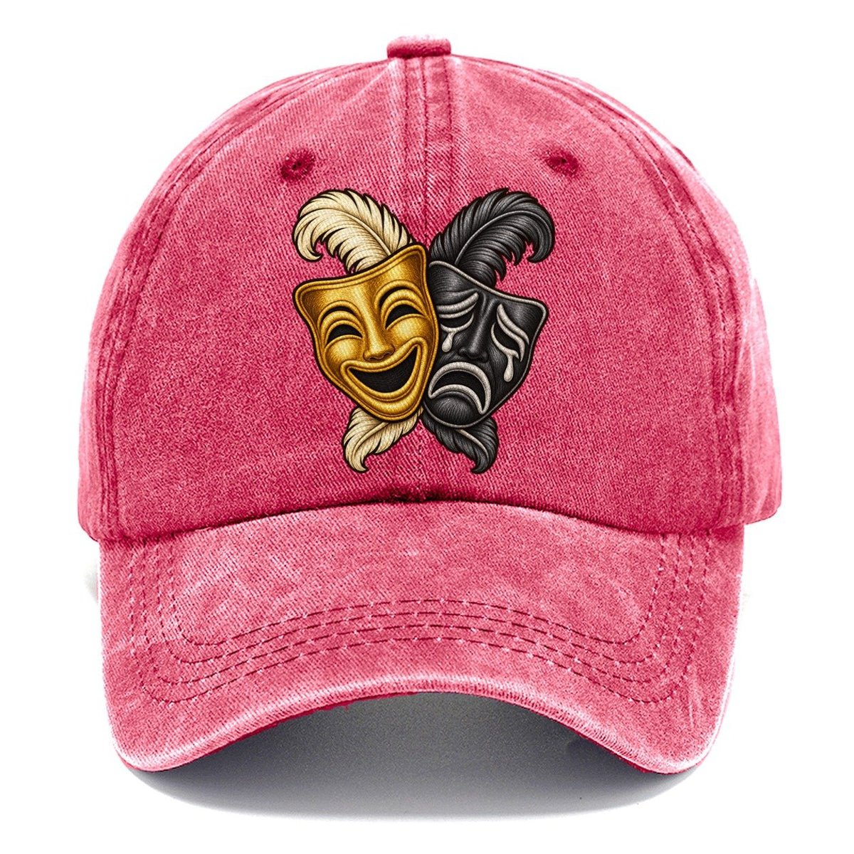 Masks Venetian Plumes Fan Favorites Classic Cap – Pomegranate Blush