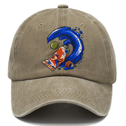 Cobalt Brush Wave Clay Color Makers Classic Cap – Warm Sand