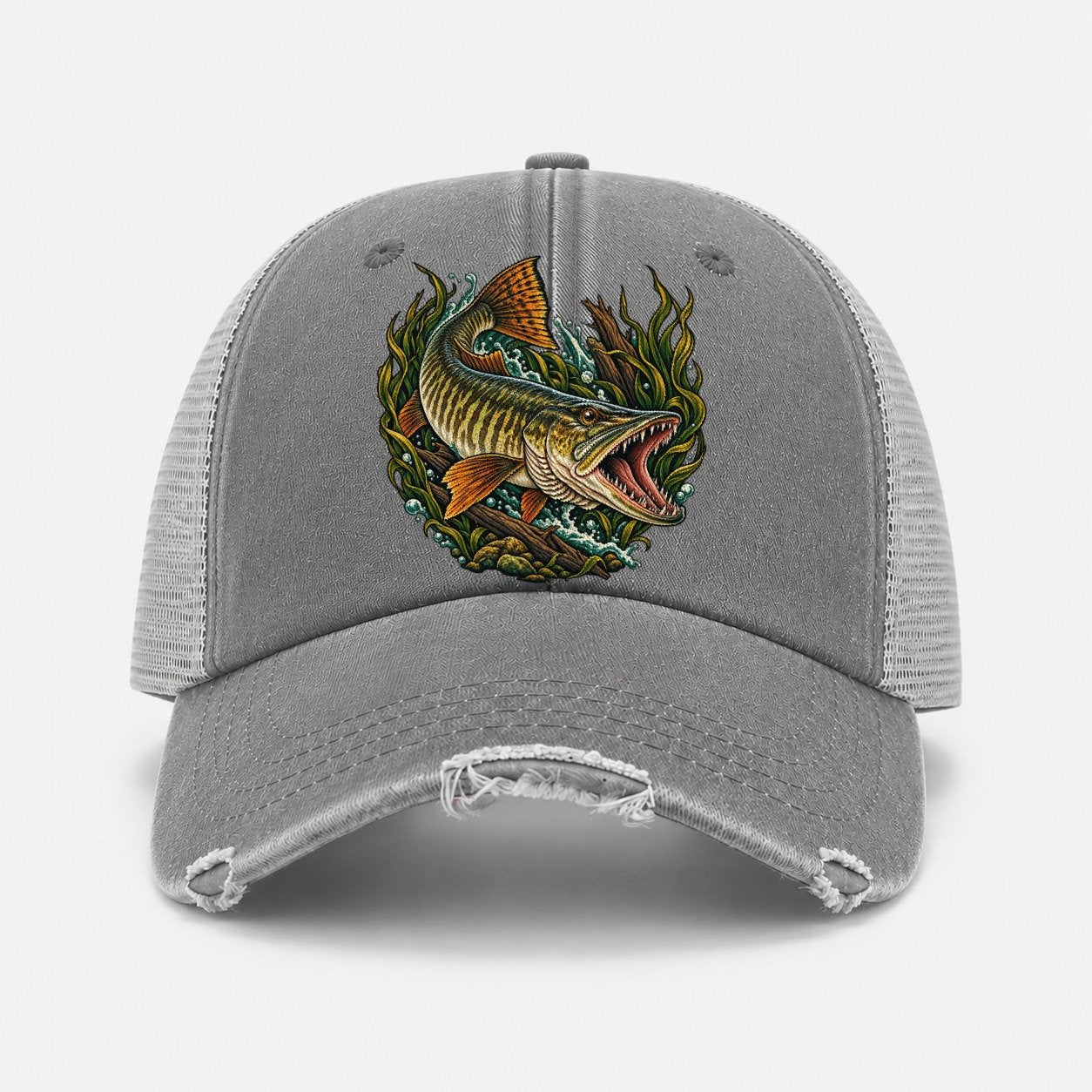 Grey — front view