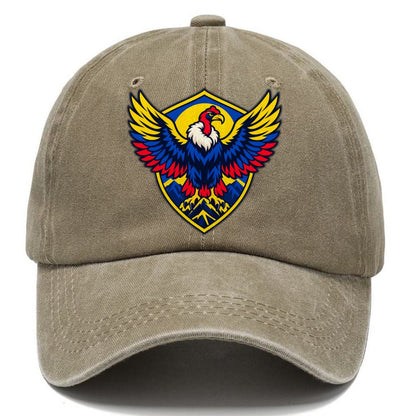 Colombia Minimal Emblem Country Logos Classic Cap – Warm Sand