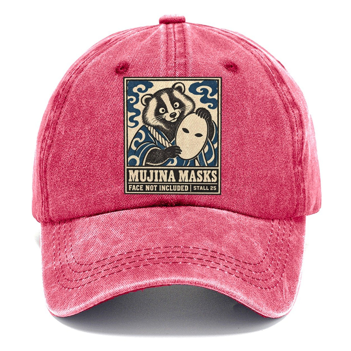 Mujina Masks Yokai Night Market Classic Cap – Pomegranate Blush
