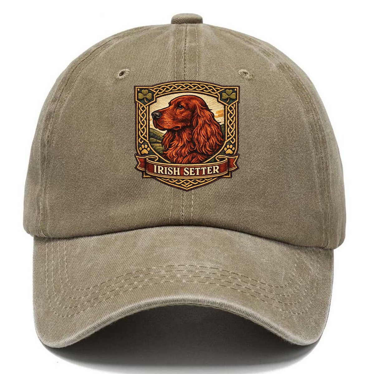 Inked Irish Setter Classic Cap – Warm Sand