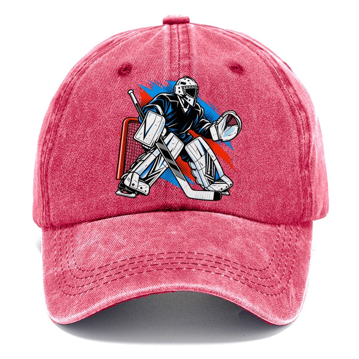 Pop Art Hockey Goalie Classic Cap – Pomegranate Blush