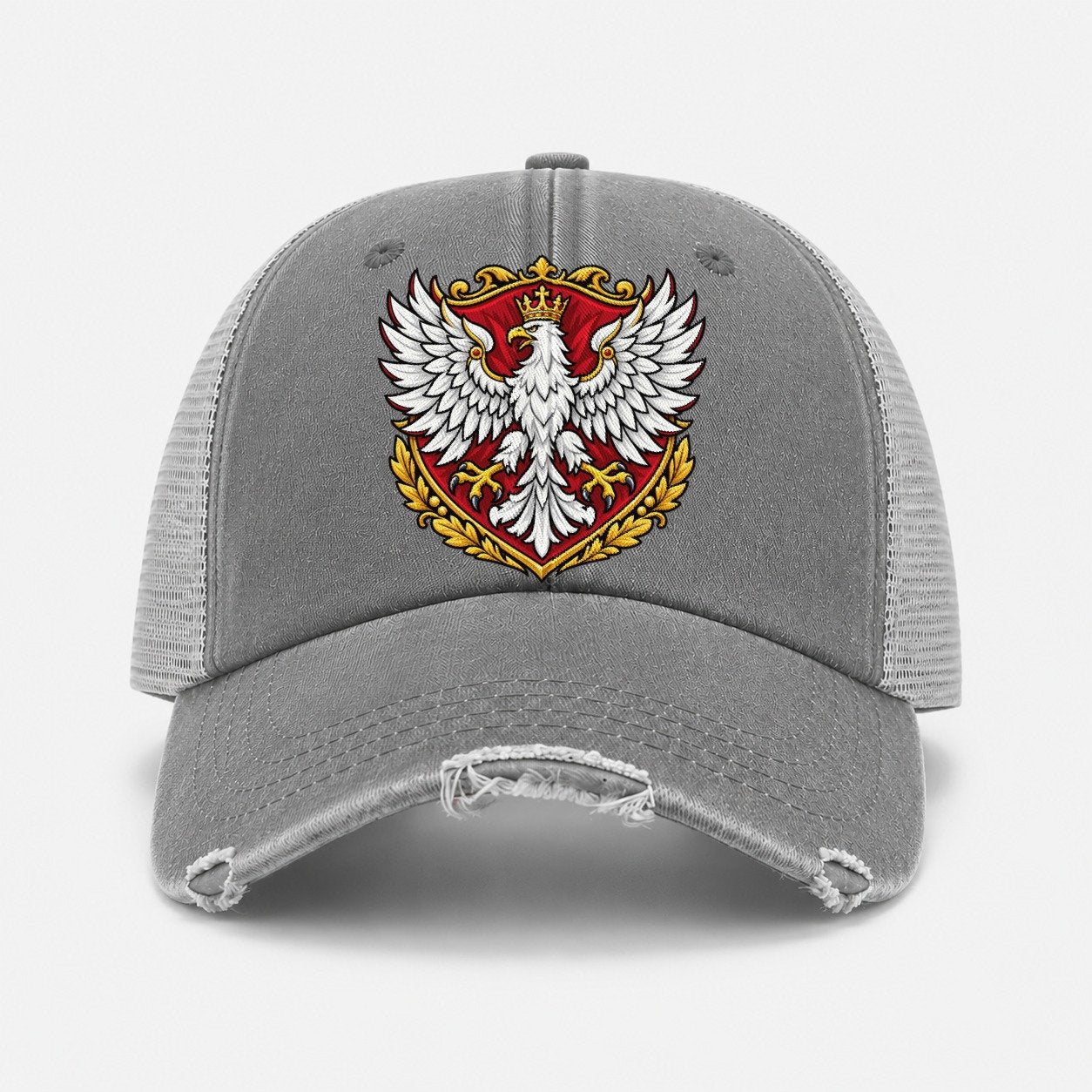 Grey — front view