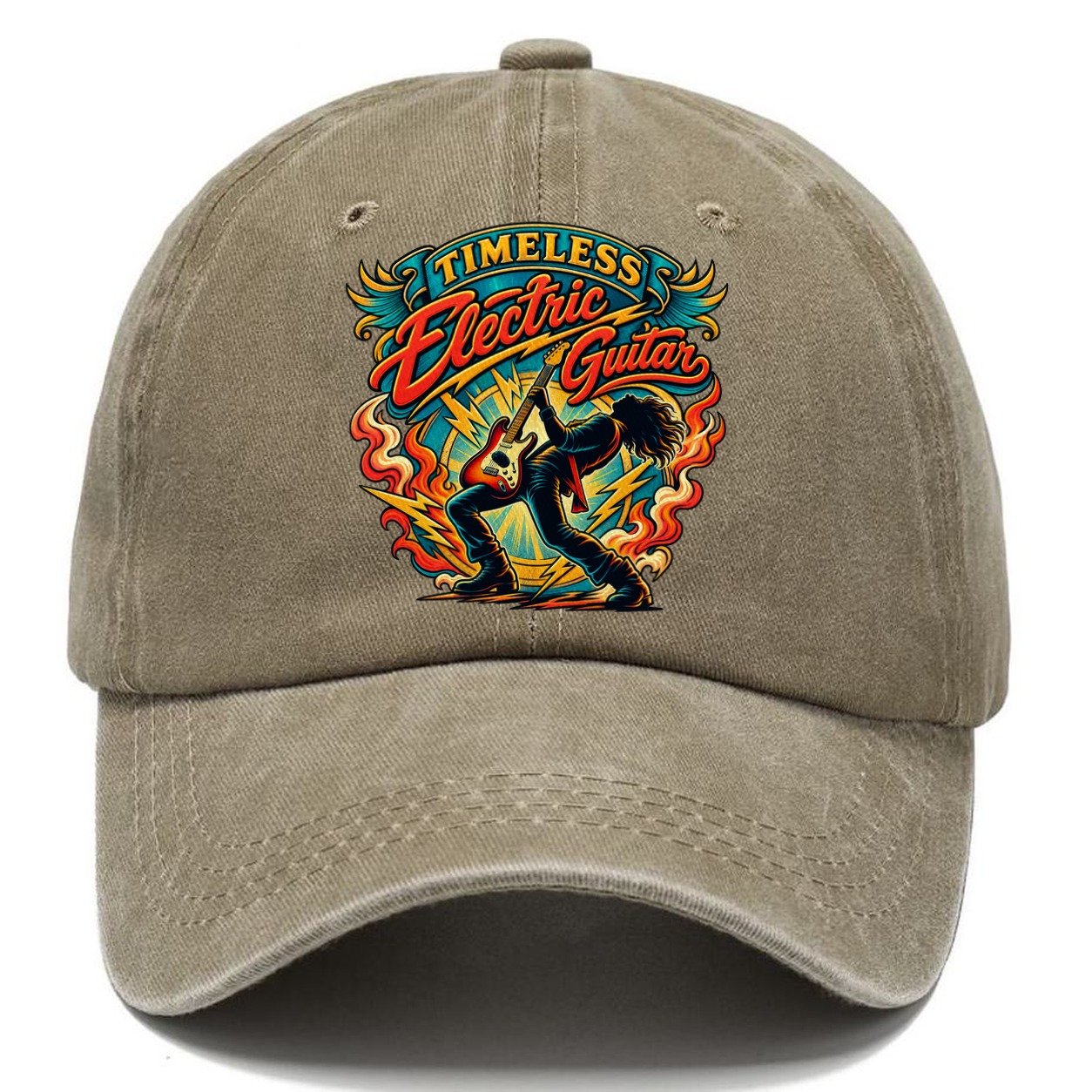 Timeless Electric Guitar Music Instruments Classic Cap – Warm Sand