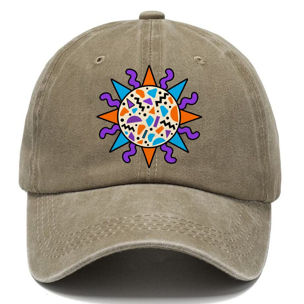 Terrazzo Sun Crazy Styles Classic Cap – Warm Sand