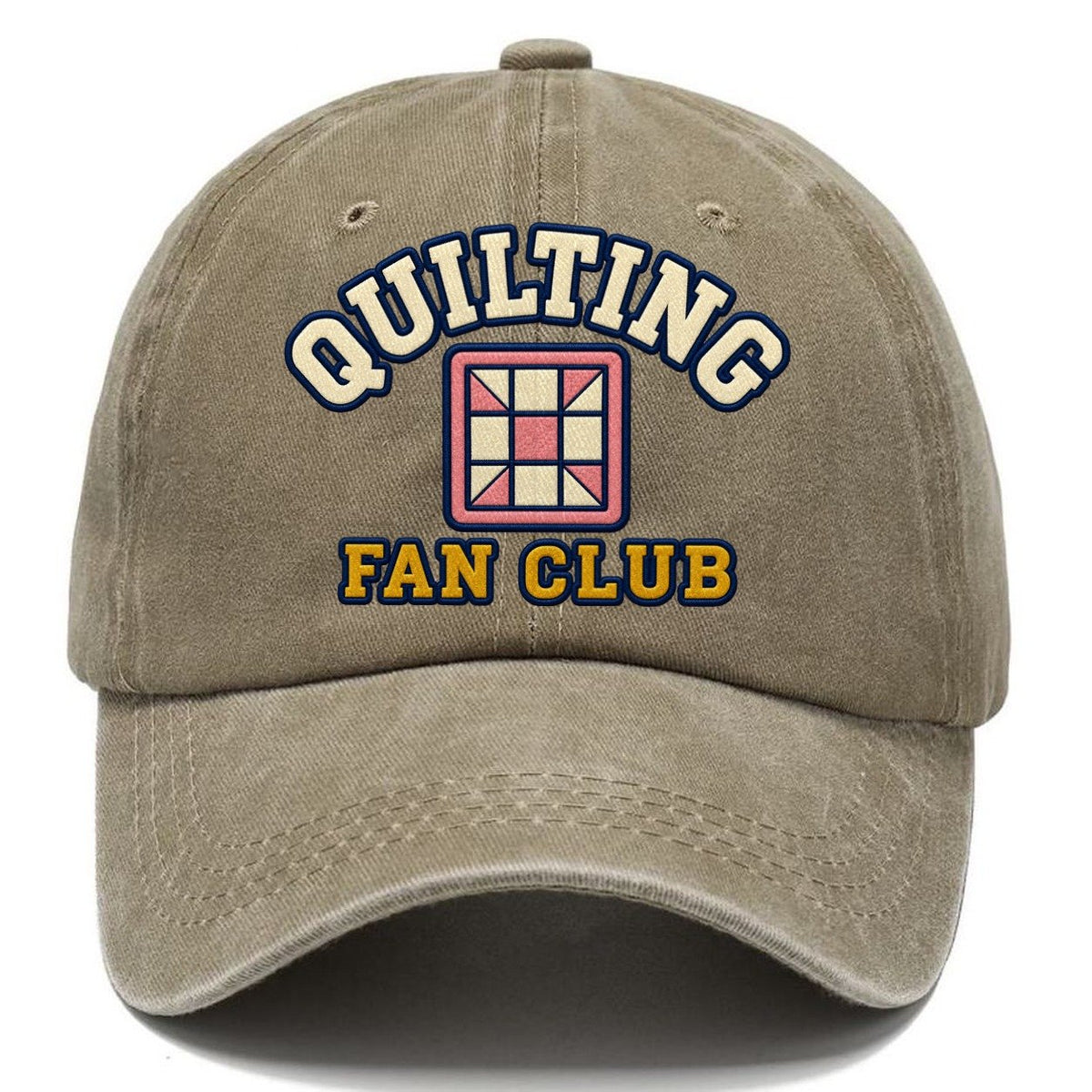 Quilting Fan Club Classic Cap – Warm Sand
