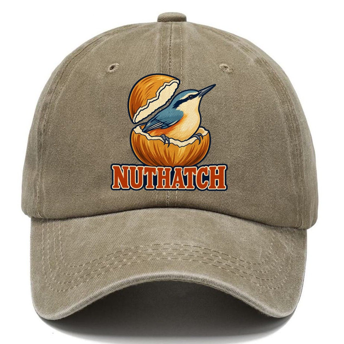 Nuthatch Birdwatching Classic Cap – Warm Sand
