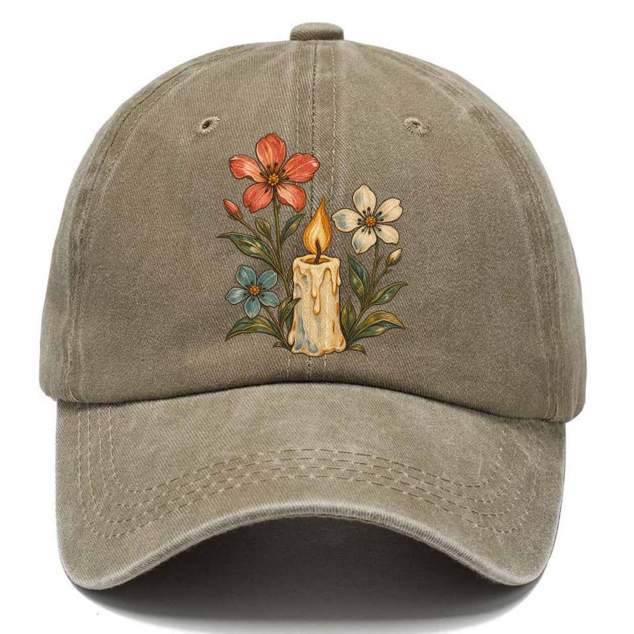 Candle Wildflower Vigil Gentle Wild Classic Cap – Warm Sand