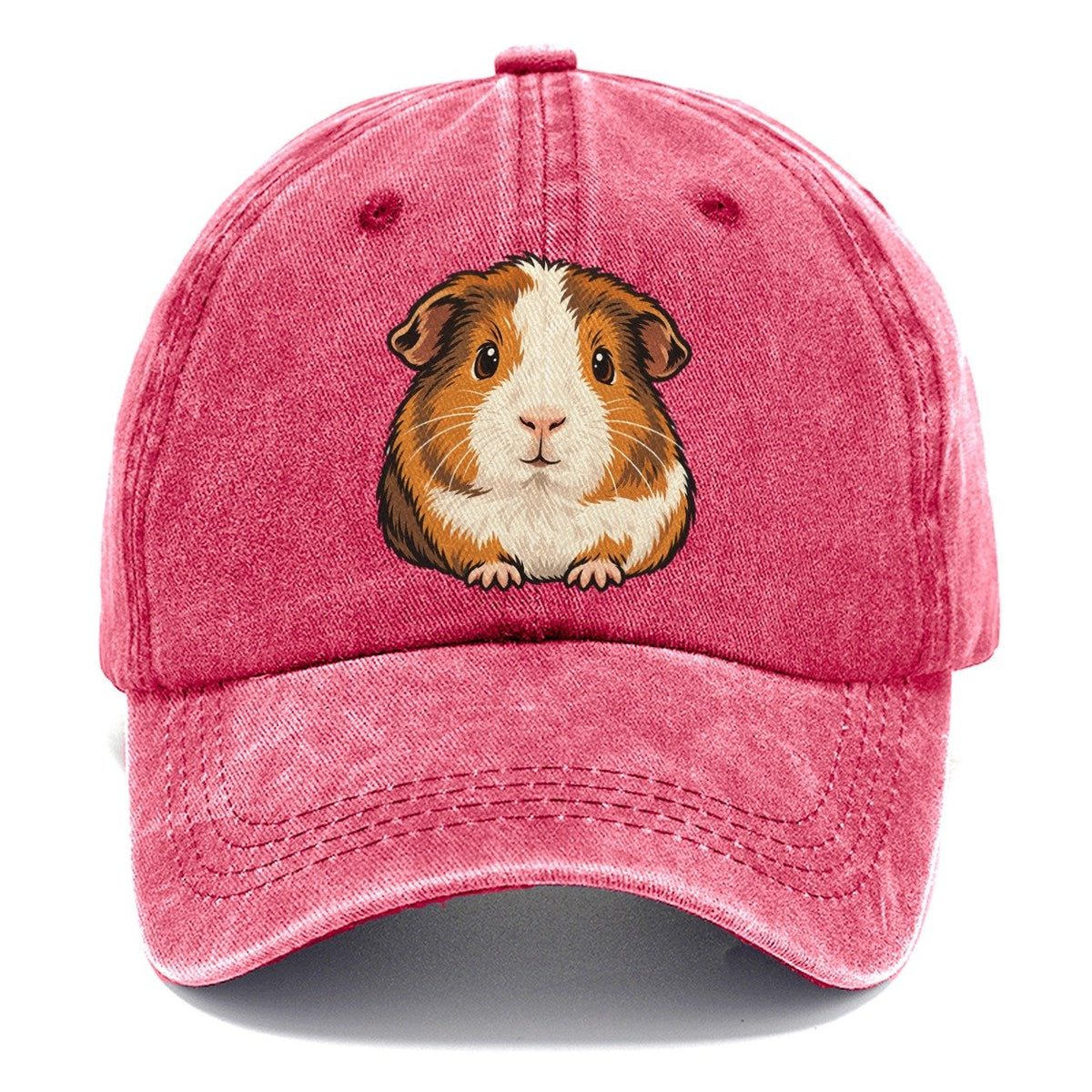 Guinea Pig Cream Blaze Small Pet Logos Classic Cap – Pomegranate Blush