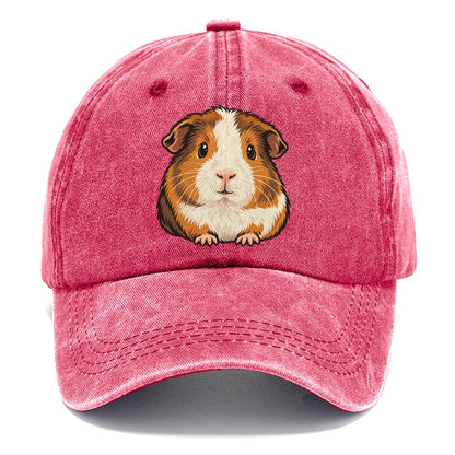 Guinea Pig Cream Blaze Small Pet Logos Classic Cap – Pomegranate Blush