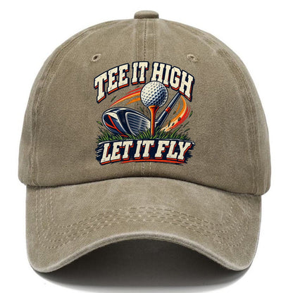 Tee It High Let It Fly Golf Life Classic Cap – Warm Sand