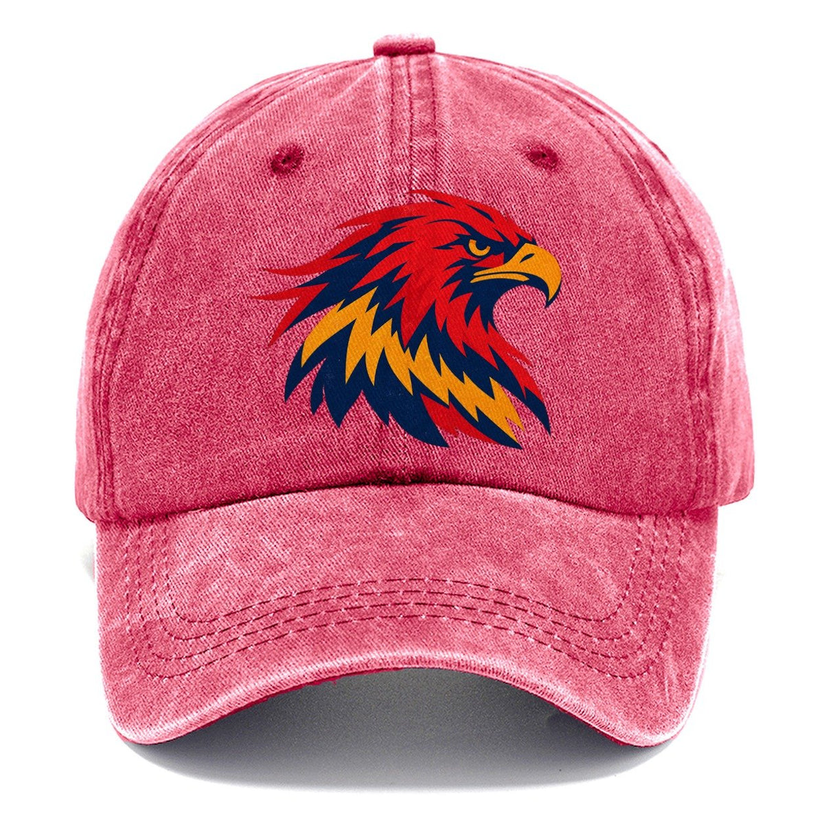 Red Navy Eagle Head Classic Cap – Pomegranate Blush