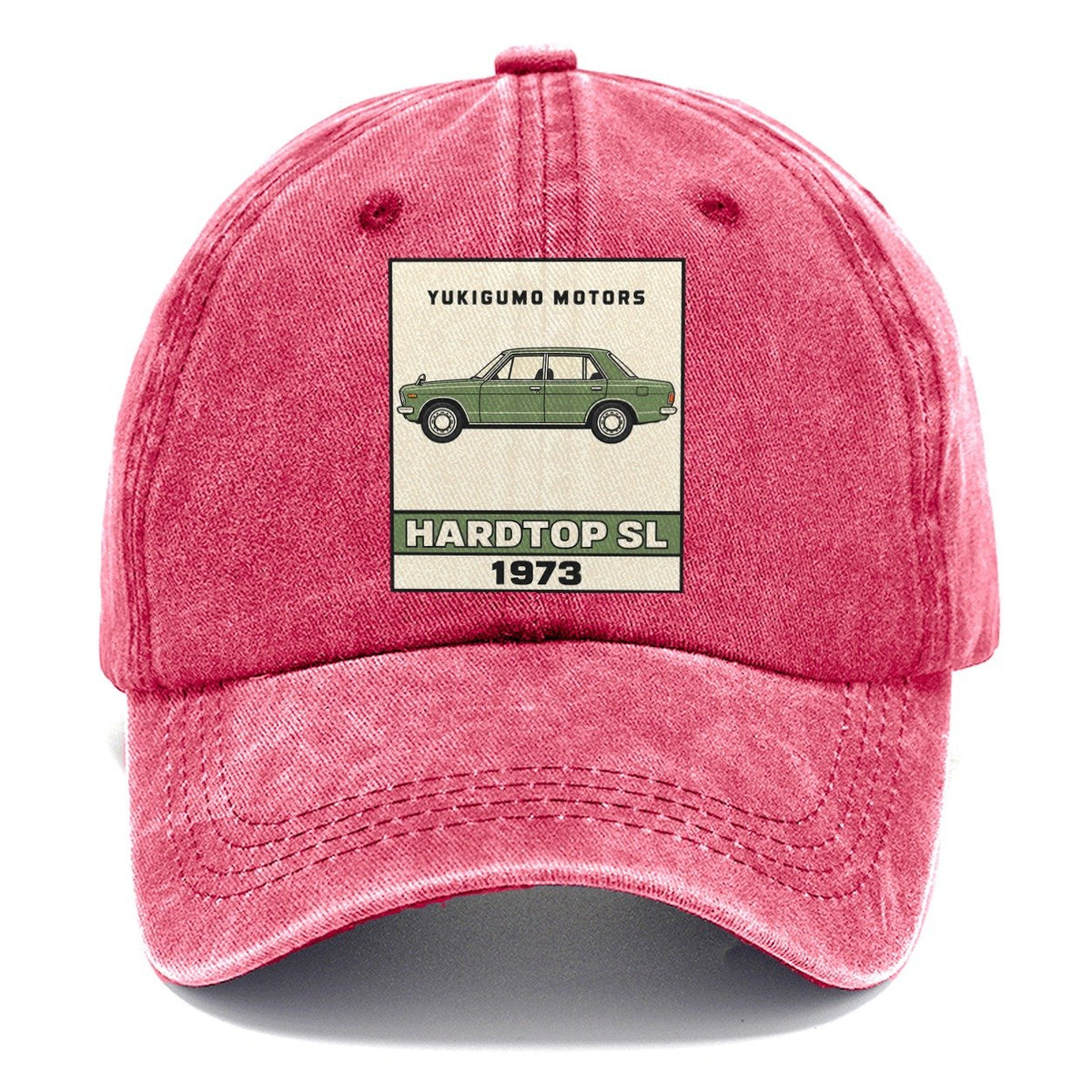 Yukigumo Hardtop Showa Speed Plates Classic Cap – Pomegranate Blush