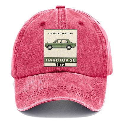Yukigumo Hardtop Showa Speed Plates Classic Cap – Pomegranate Blush