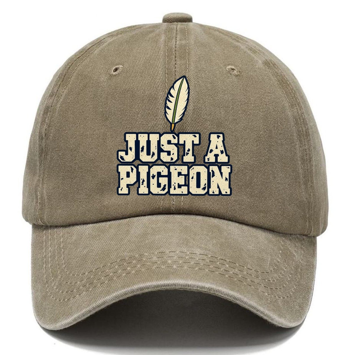 Just A Pigeon Birdwatching Classic Cap – Warm Sand