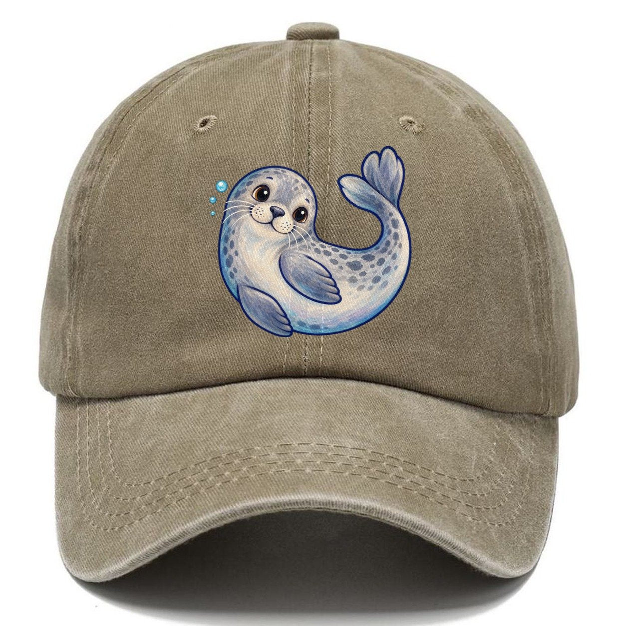 Seal Side Roll Sea Sprite Classic Cap – Warm Sand