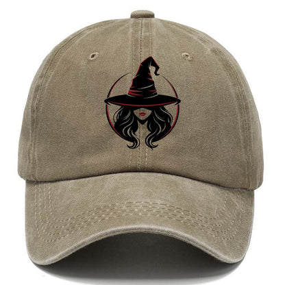 Witch Silhouette Classic Cap – Warm Sand