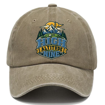 High Altitude Nine Golf Life Classic Cap – Warm Sand