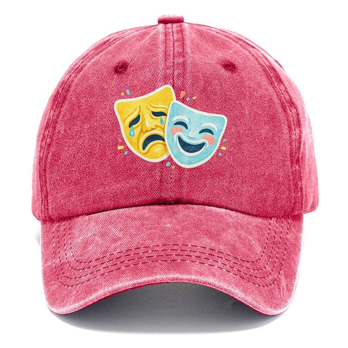 Black Labrador Portrait Classic Cap – Pomegranate Blush