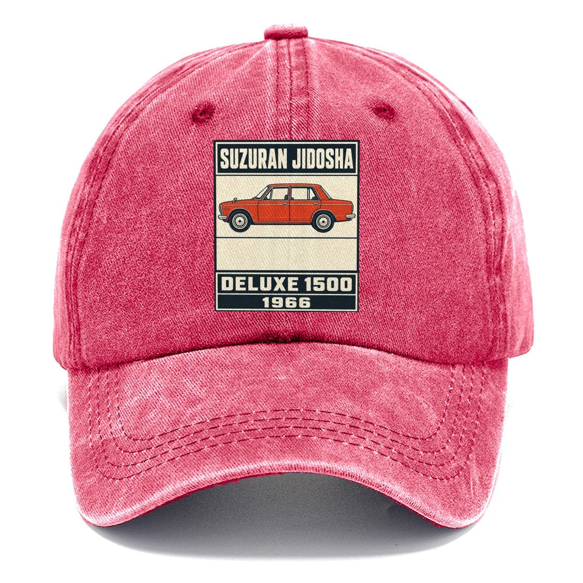 Suzuran Deluxe Showa Speed Plates Classic Cap – Pomegranate Blush