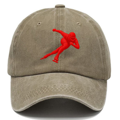 Speed Skater Corner Lean Micro Motion Mark Classic Cap – Warm Sand