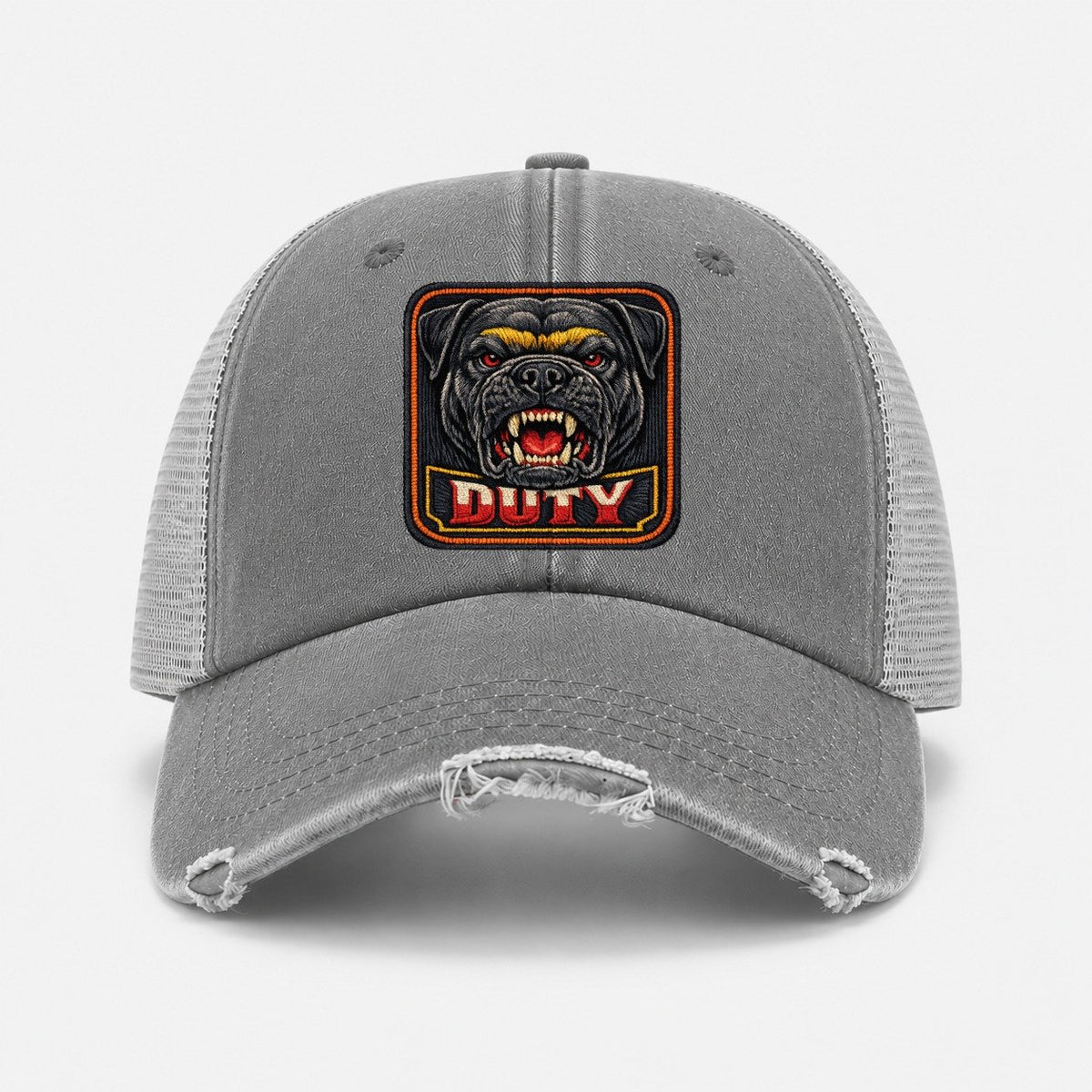 Grey — front view