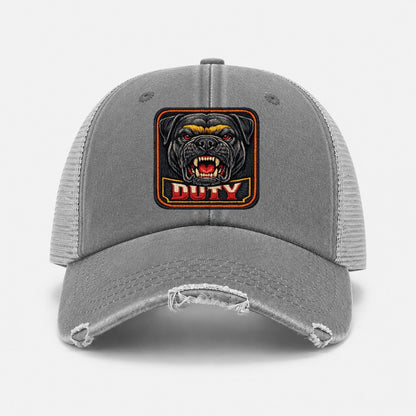 Grey — front view