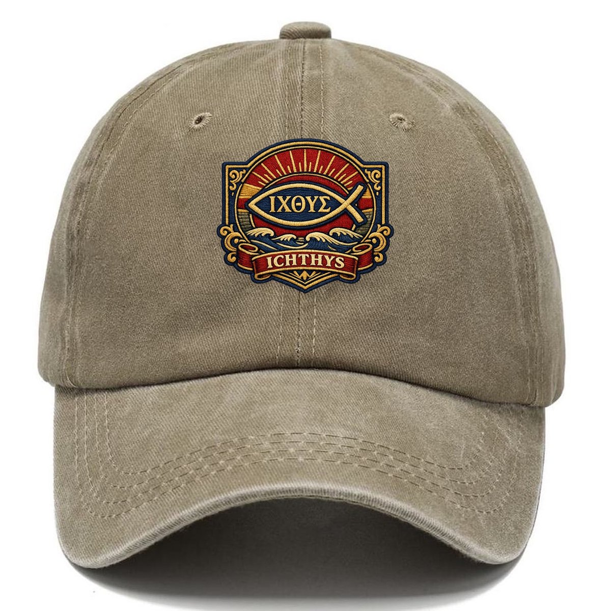 Ichthys Fish Classic Cap – Warm Sand