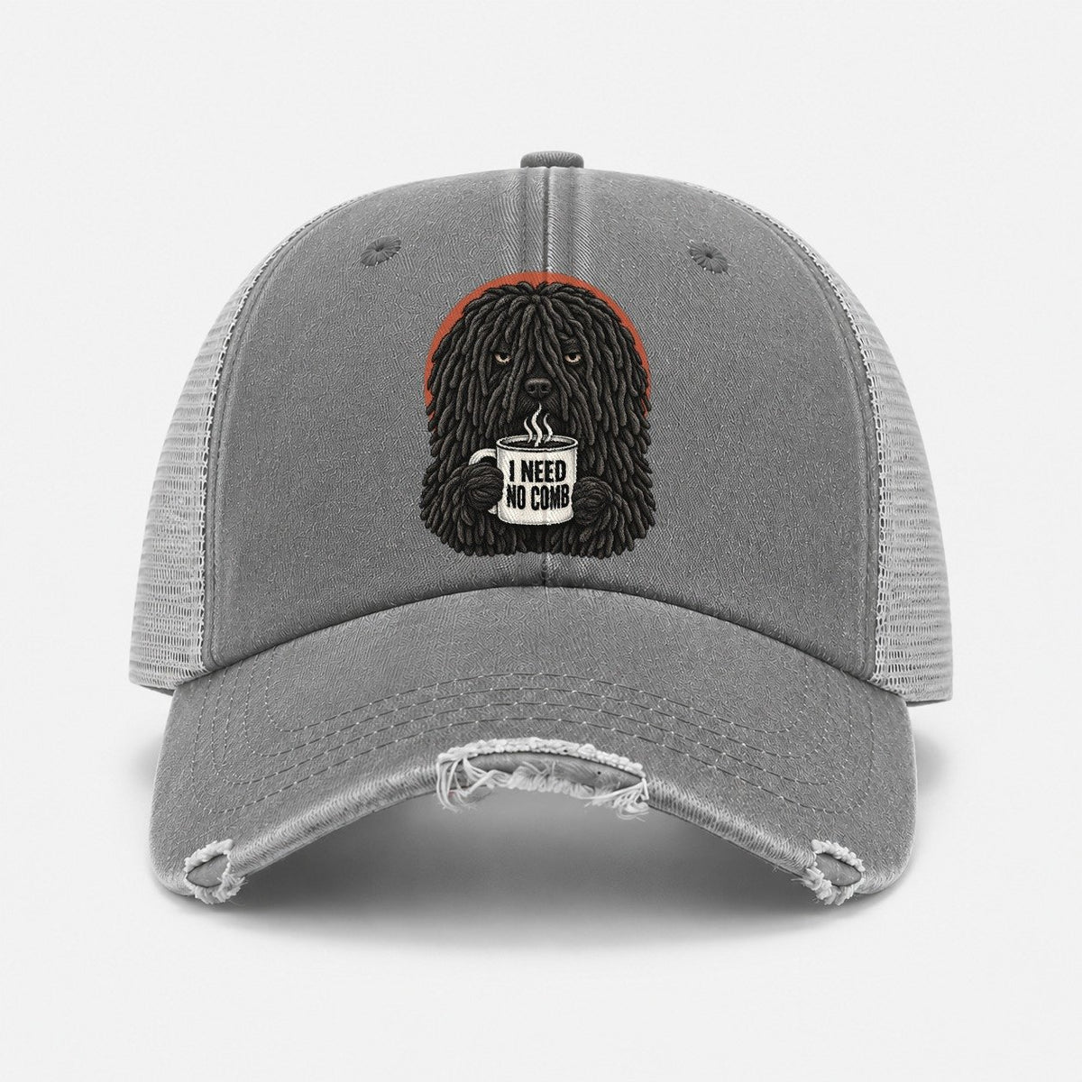 Grey — front view