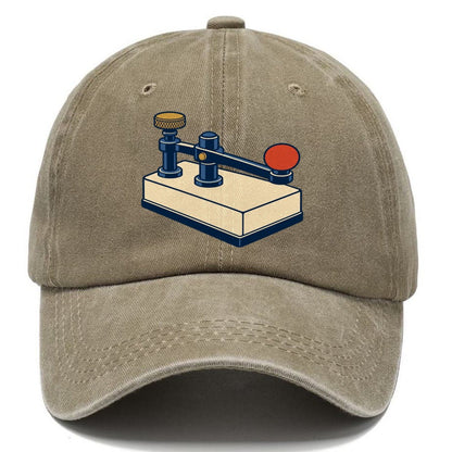 Straight Key Elevation Amateur Radio Classic Cap – Warm Sand