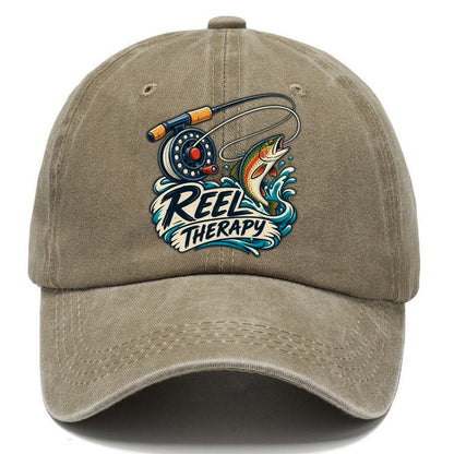 Reel Therapy Fishing Elegant Classic Cap – Warm Sand