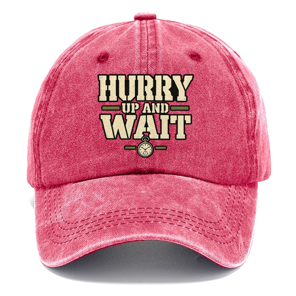 Hurry Up And Wait Barracks Wit Classic Cap – Pomegranate Blush