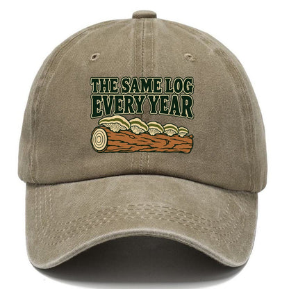 The Same Log Every Year Foraging And Mycology Classic Cap – Warm Sand