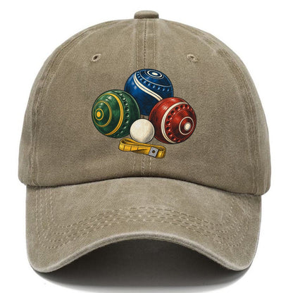 Lawn Bowls And White Jack Australia Cultural Icons Classic Cap – Warm Sand