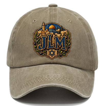 Jlm Monogram Jerusalem Classic Cap – Warm Sand