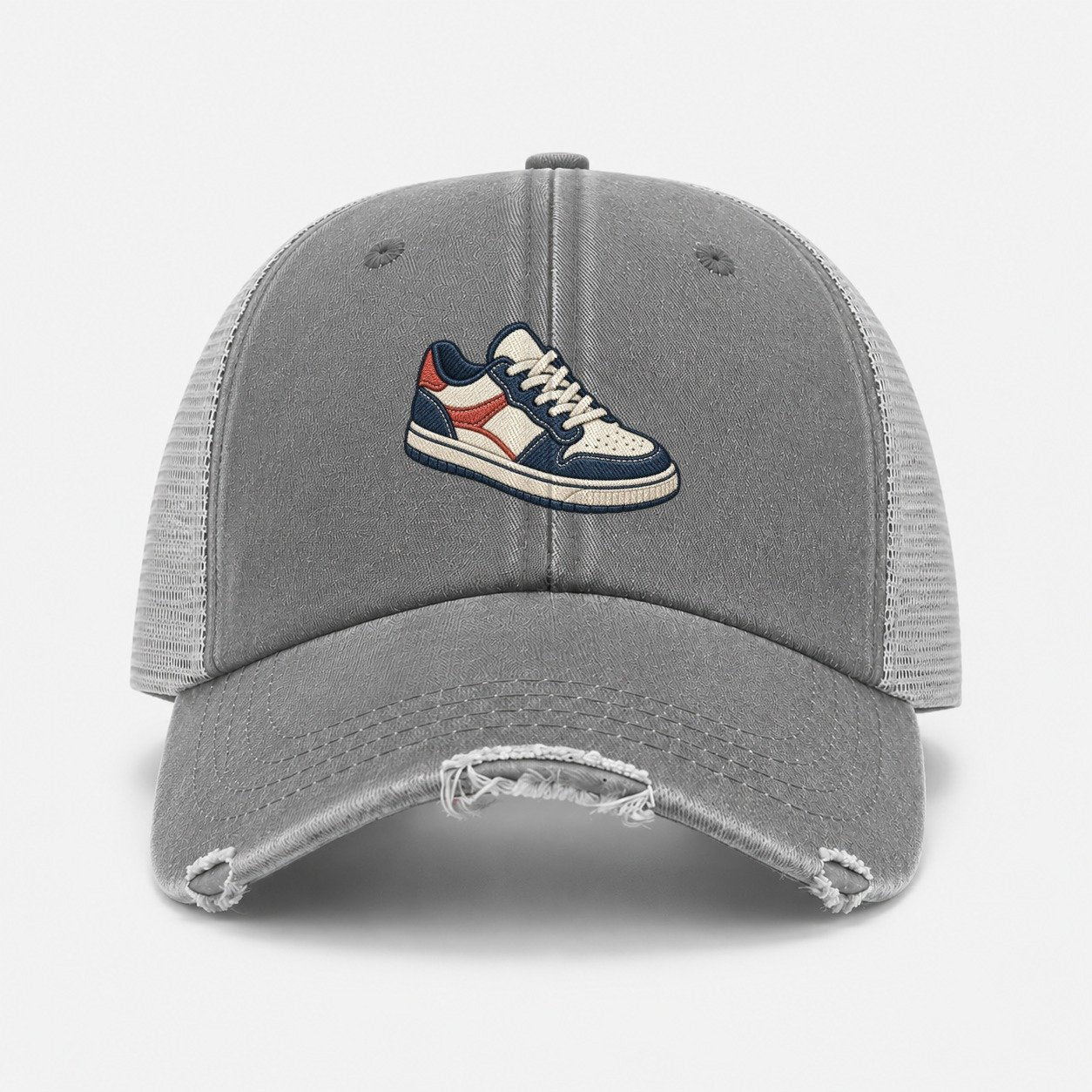 Grey — front view