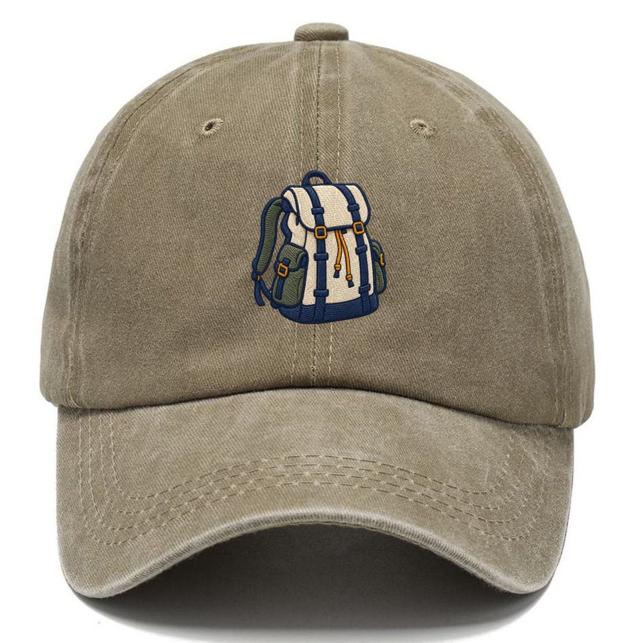 Hiking Backpack Tiny Solo Marks Classic Cap – Warm Sand