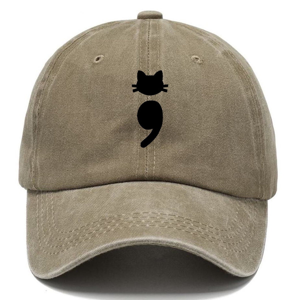 Black Cat Semicolon Classic Cap – Warm Sand