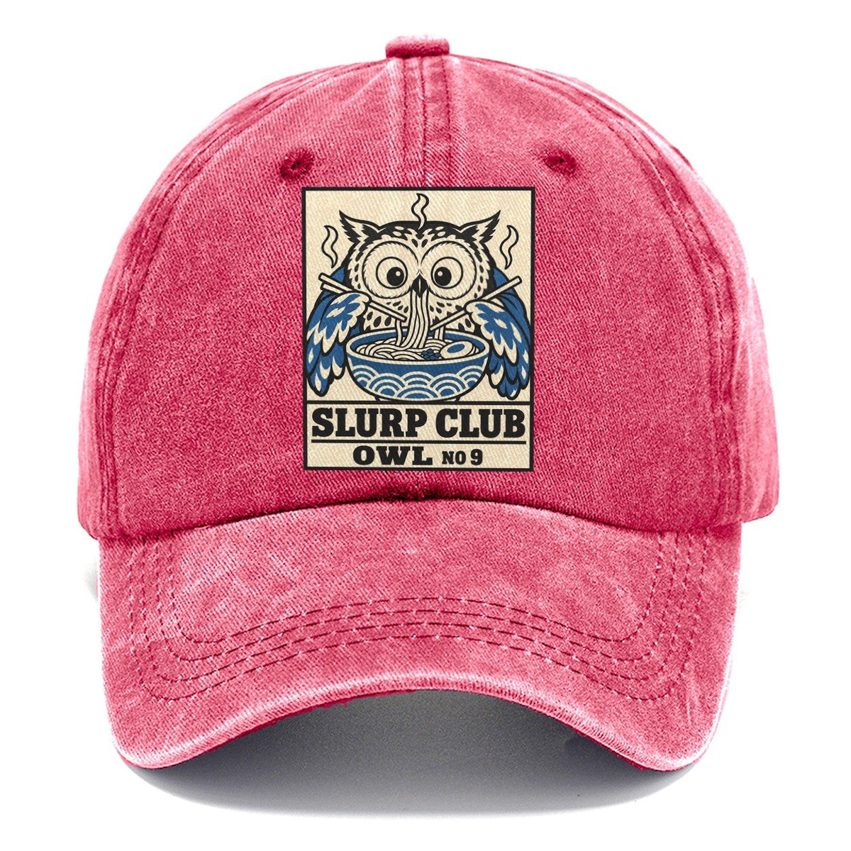 Owl Midnight Slurp Club Classic Cap – Pomegranate Blush