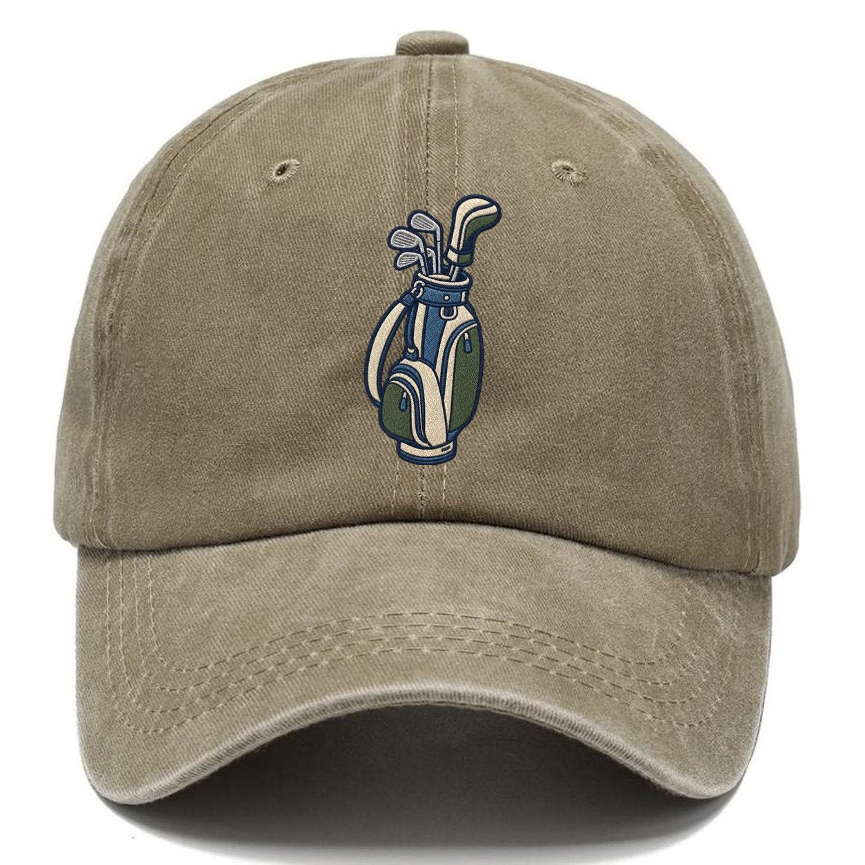 Golf Bag Tiny Solo Marks Classic Cap – Warm Sand