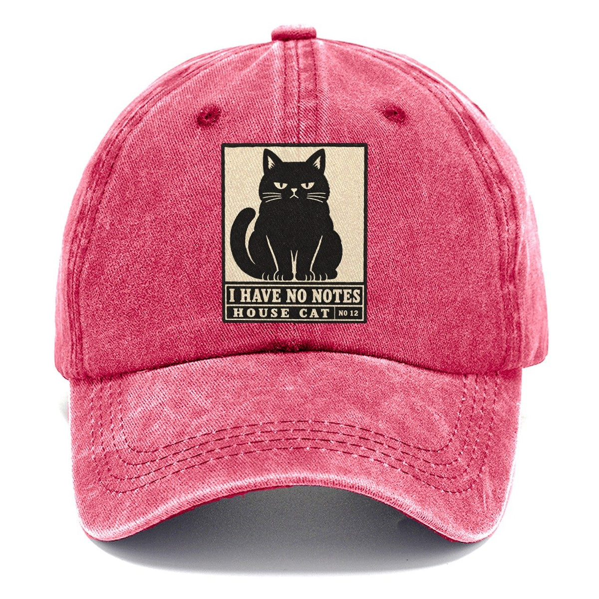 I Have No Notes Neko Says No Classic Cap – Pomegranate Blush