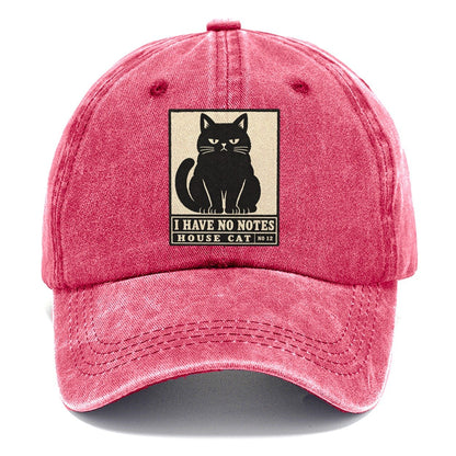 I Have No Notes Neko Says No Classic Cap – Pomegranate Blush