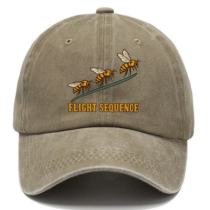 Bee Flight Sequence Beekeeping Classic Cap – Warm Sand