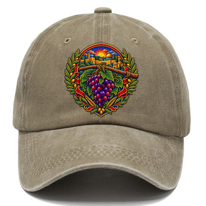 Grape Cluster Of The Spies Jerusalem Classic Cap – Warm Sand