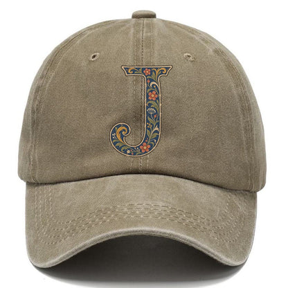 Wildflower J Monogram Classic Cap – Warm Sand