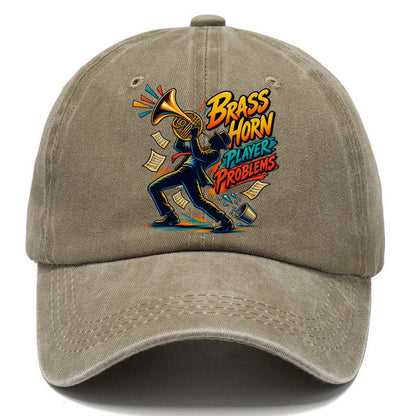 Brass Horn Player Problems Music Instruments Classic Cap – Warm Sand