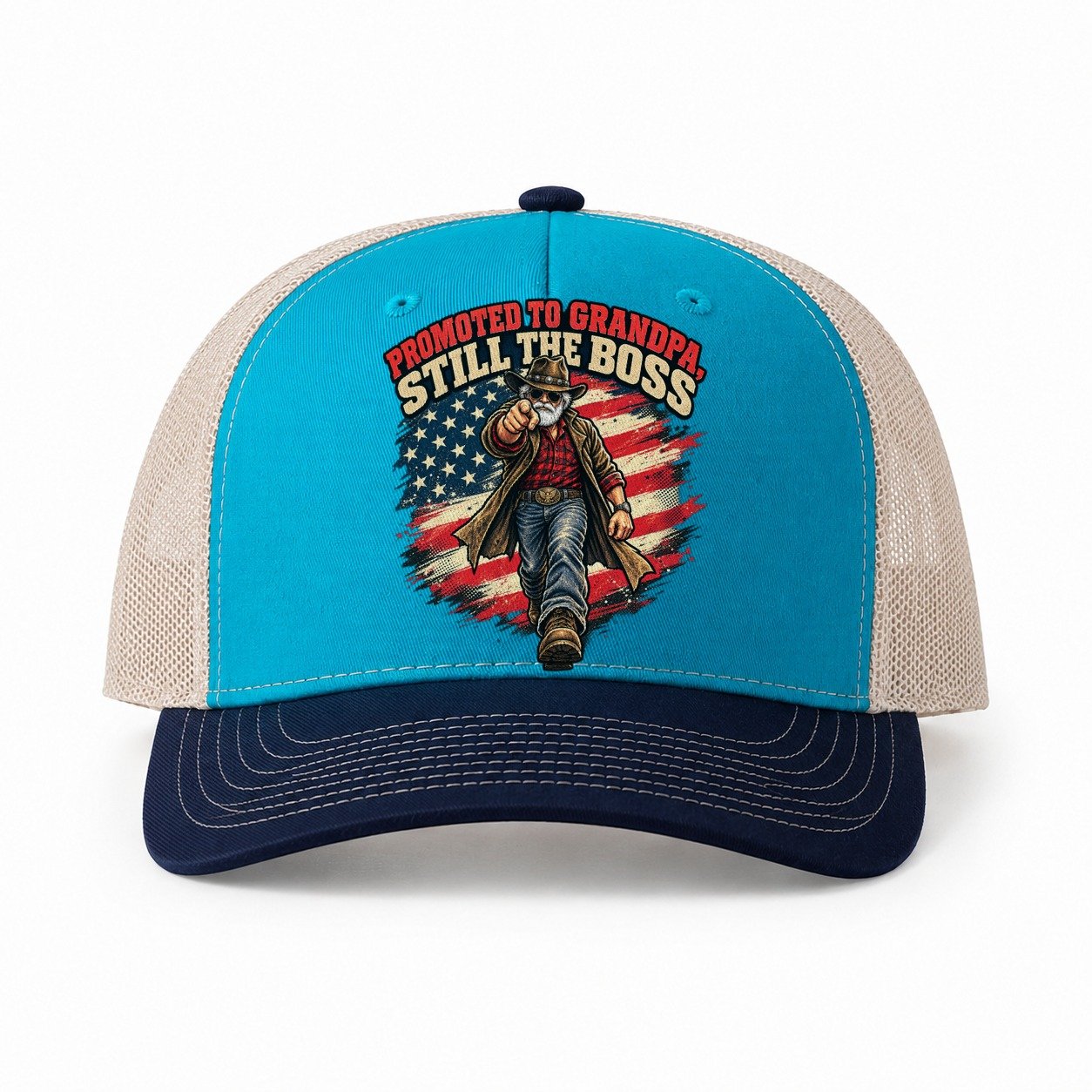 Teal-Navy — front view