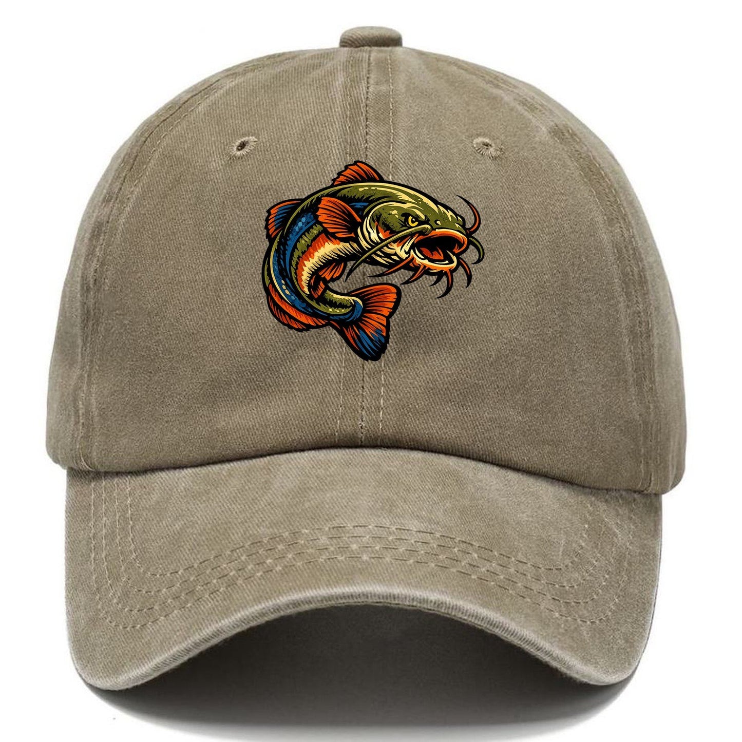 Catfish Legend Classic Cap – Warm Sand